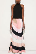 Unique Printed Sexy Backless Casual Wide Leg Jumpsuit