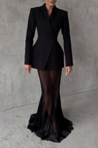 Enora Barrel Design Jacket & Skirt Set