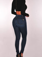 Stretch High-waisted And Slimming Pencil Pants Jeans