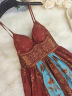 Hippie Camisoles Printed Elegant Maxi Dresses