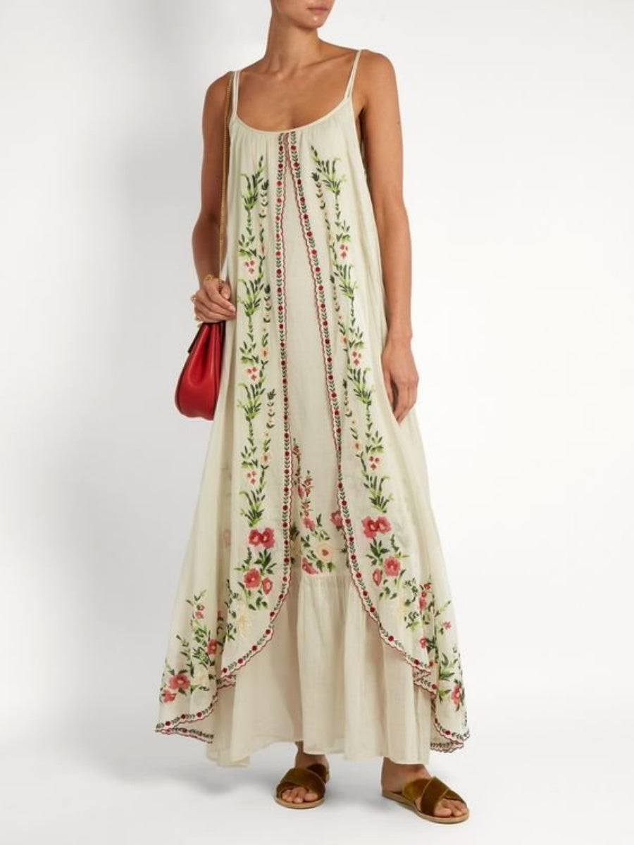 Floral Print Maxi Dress
