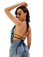 Knitting Crochet Butterfly Sexy Manual Camisoles