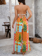 Boho Cute Fruit Palazzo Pants