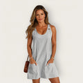 Destiny Effortless Striped Summer Dress with Pockets Premium Wardrobe Essential