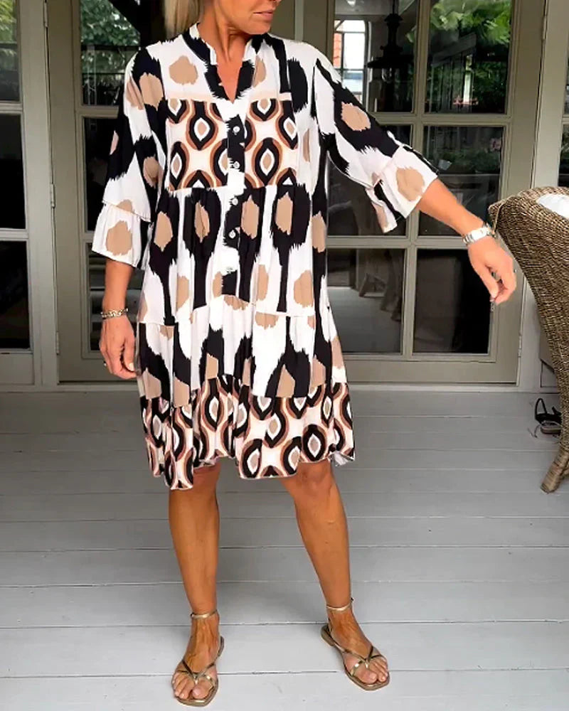 Ilona Statement Casual Dress Elevated Occasion Wear