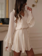 Liber Spring Women's Solid Color Solid Color Mini&Short Dresses