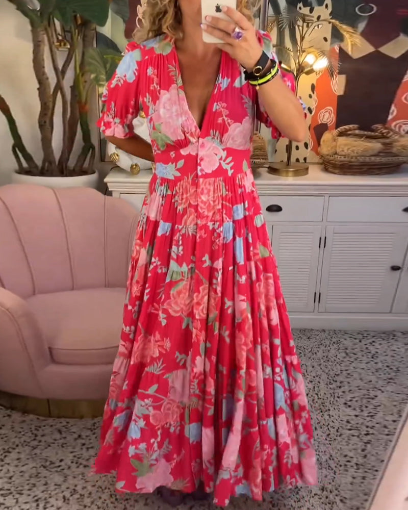 Sofia Exclusive Dress with Floral Enchantment Boutique Collection