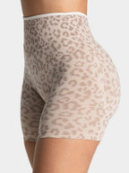 Leopard Print Seamless Buttock Lift Yoga Fitness Shorts