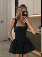 Halter Backless Slim-fit Mini&Short Dresses