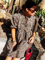Alessandra Timeless Leopard Dress Everyday Luxe Edit