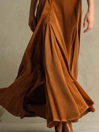 Velvet Swing-style Maxi Dress