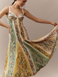Floral Vacation Splicing Grace Parties Maxi Dresses