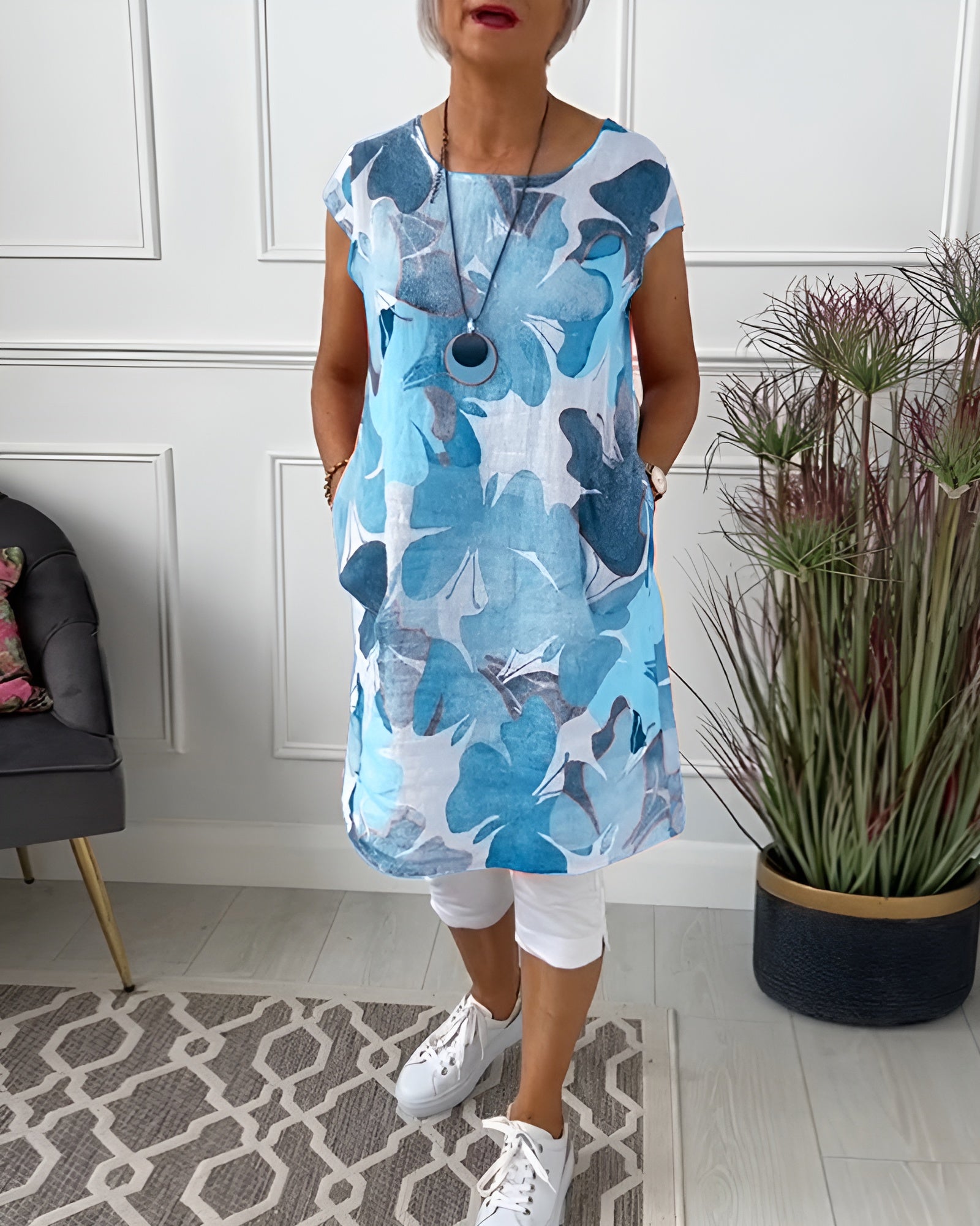 | Casual Floral Blouse