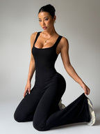Buttock Lift Flared Pants Exercise And Fitness Yoga Jumpsuits