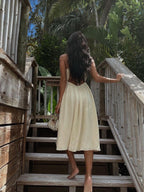 Thin Strap Hollow Slit V-neck Vacation Maxi Dresses