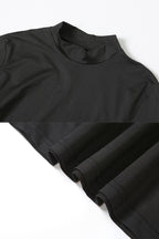 Mock Neck Long Sleeve Cut Out Back Bodycon Maxi Dress