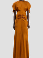 Sleeveless Ruffle Gathering Mopping Parties Maxi Dresses