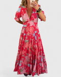 Sabrina | Floral V-neck Dress