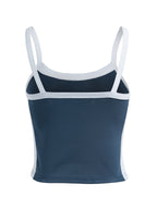 Contrast Trim Vintage Crop Cami Top