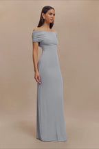 Bodycon Off Shoulder Backless Midi Dress