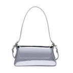 Giselle Metallic Crossbody Bag Silver Mirror