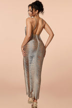 Sexy Tassel Halter Hollow-Out Elegant Cocktail Dress