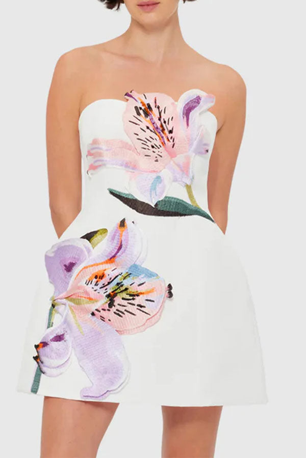 Seraphina  Lily Strapless Mini Dress