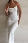 Knit Cami Cutout Sexy Fashionable Sweater Dress