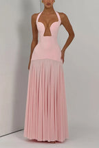 Seraphina Deep V Maxi Dress