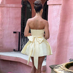 Katrina Lemon Corset Dress