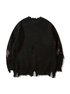 Street Skull Print Oversized Sweaters