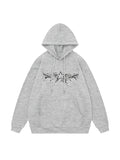 Vintage Star Print Oversized Hoodie