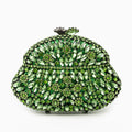 Green Ophelia Crystals Clutch