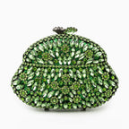 Green Ophelia Crystals Clutch