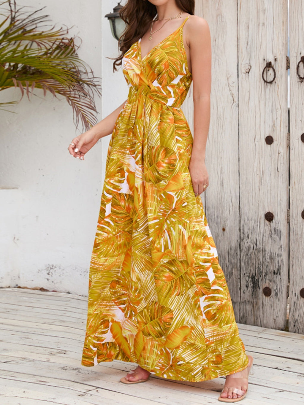 Floral Print Bohemia Camisoles Maxi Dresses