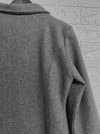 | Single-breasted knit coat