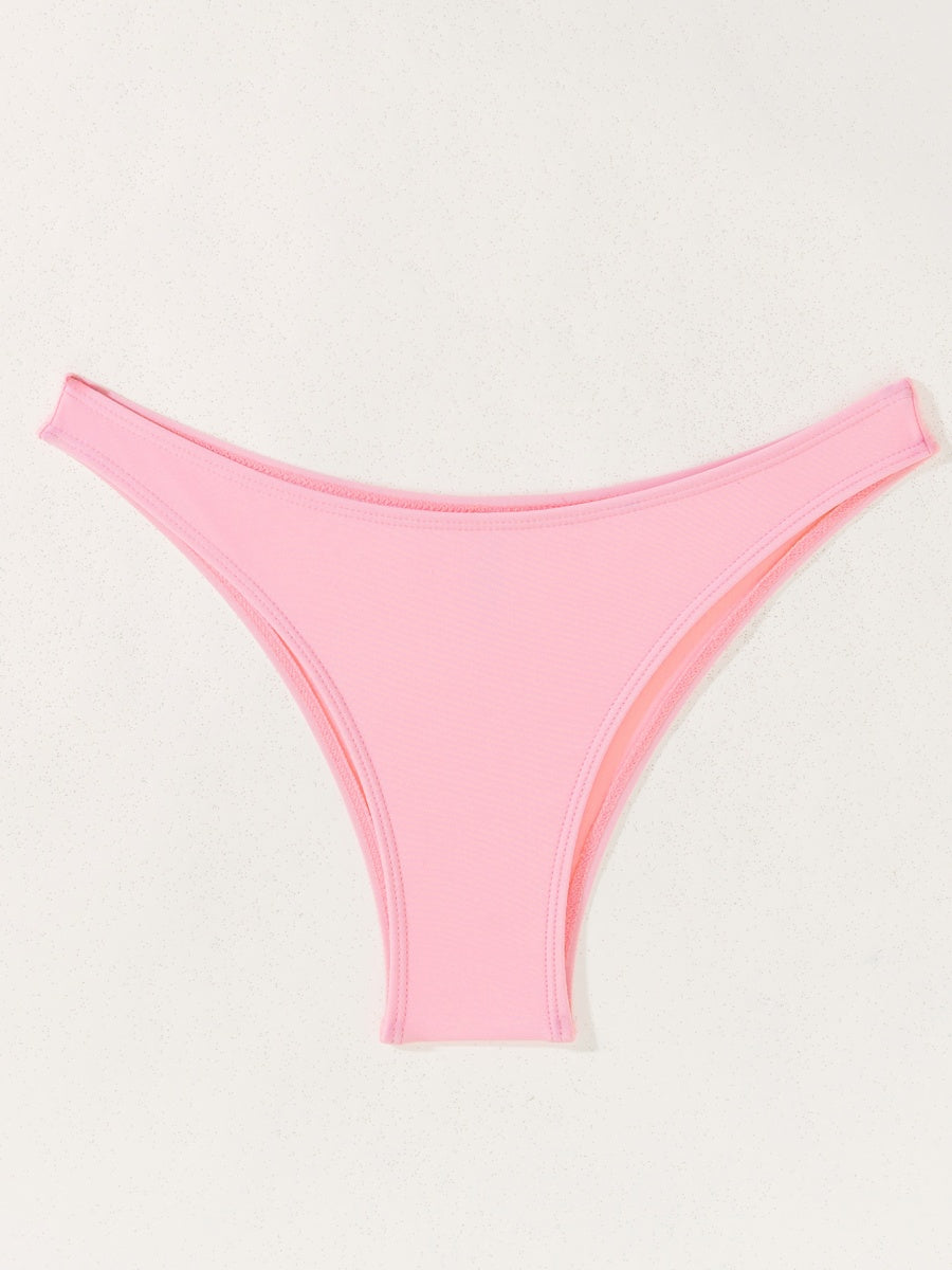 Leaf Print Waist-cinching Tie Long-sleeved Sun Protection Bikini Three-Piece Set