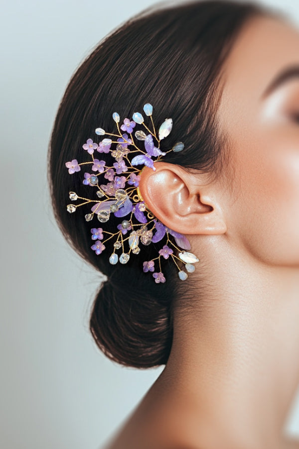 Exquisite Branch Beaded Fairy Earrings
