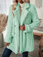 | Soft thermal coat with long sleeves