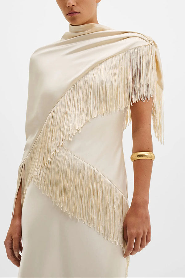 Isla Multi-Way Fringe Scarf