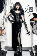 Slim Fit Oriental Gothic Dress