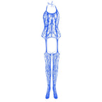 Halter knotted suspender lace bodystocking  | Festival Outfits Women