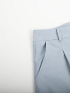 Flax Commuter Vest Loose Shorts Set 2-piece Sets