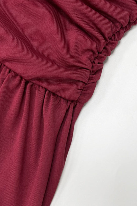 Strapless Off Shoulder Maxi Dress