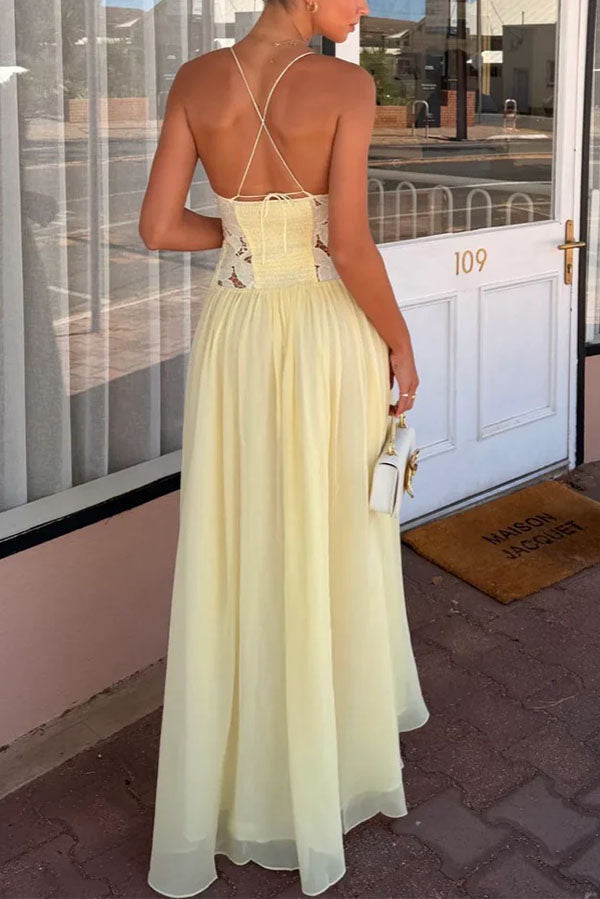 Amelie Lace Bustier Dress