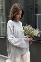 Loose Fit Backless Sweater