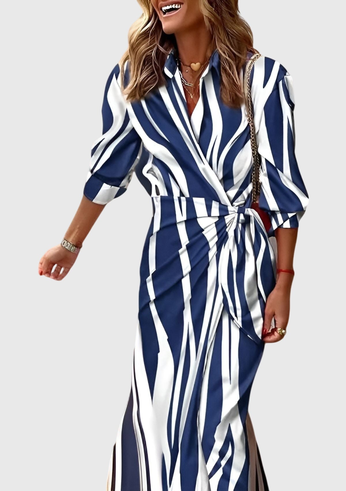 | Wrap Dress in Print