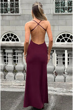 Summer Sexy Split Dress Slim Fit Spaghetti Strap Party Dress