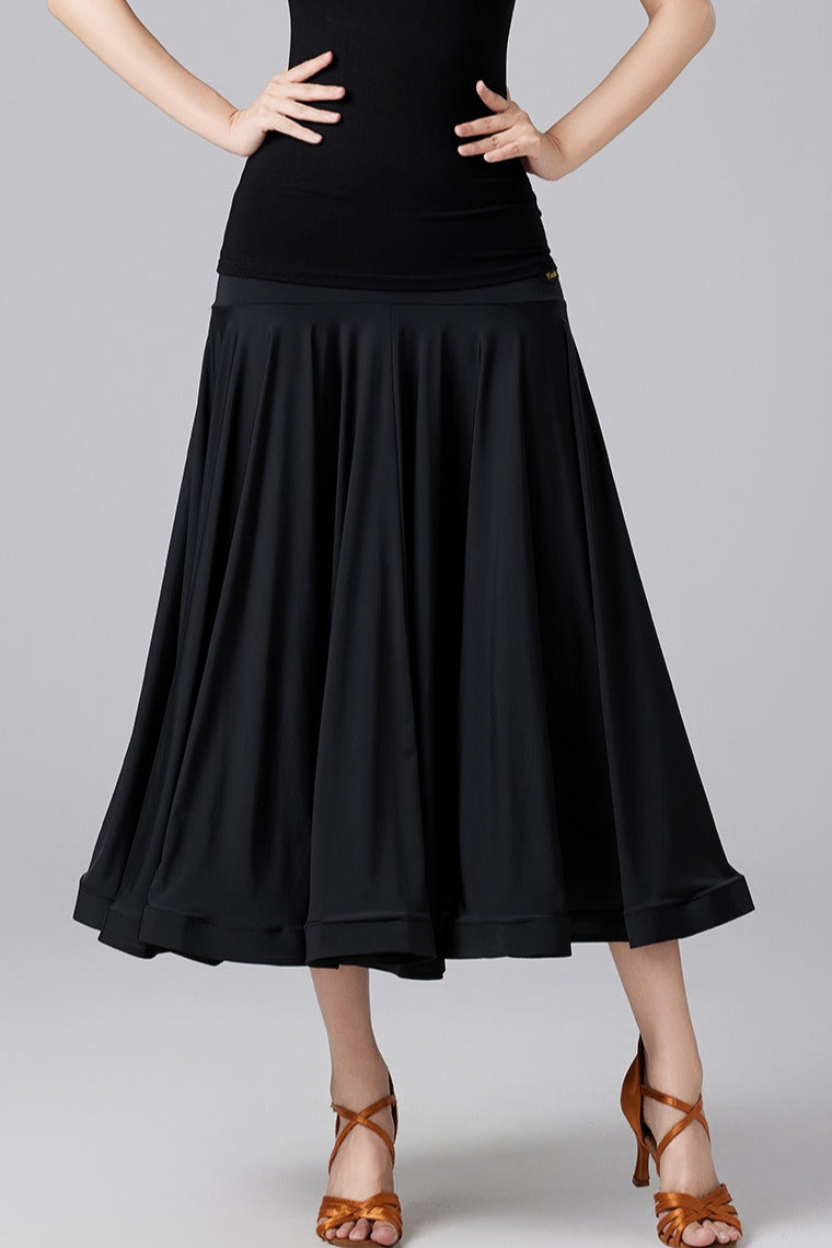 Ballroom Performance Flared Maxi Skirt