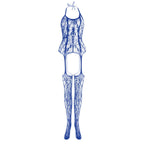 Halter knotted suspender lace bodystocking  | Festival Outfits Women